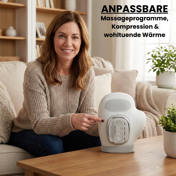 Handmassagegerät bei Arthritis, Dupuytren, Schnappfinger